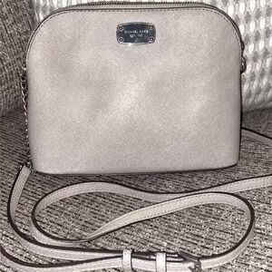 Michael Kors Silver Crossbody Bag